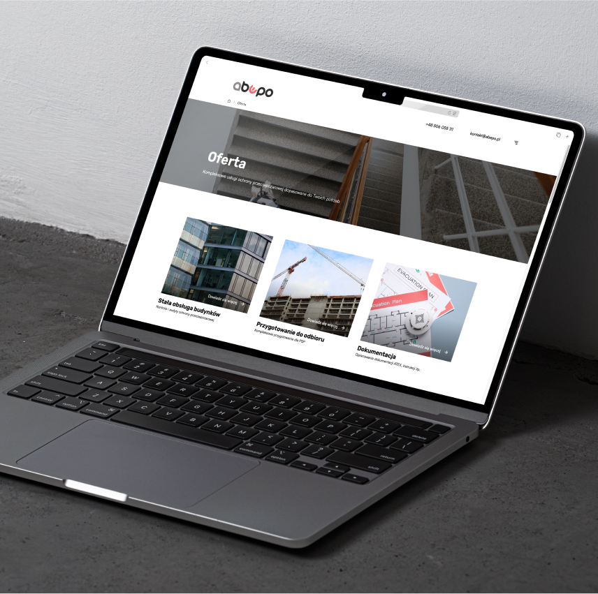 Abepo - strona internetowa