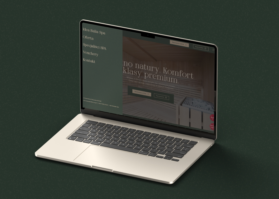 Balia Spa - strona internetowa