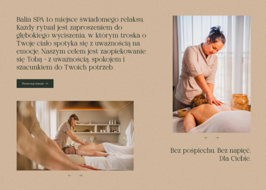 Balia Spa - strona internetowa