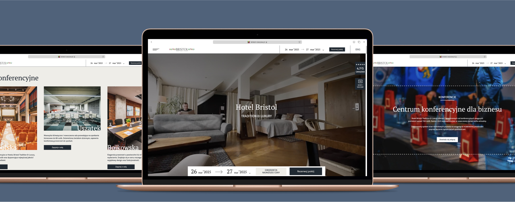 Hotel Bristol - strona internetowa