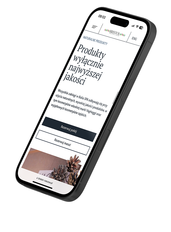 Hotel Bristol - strona internetowa