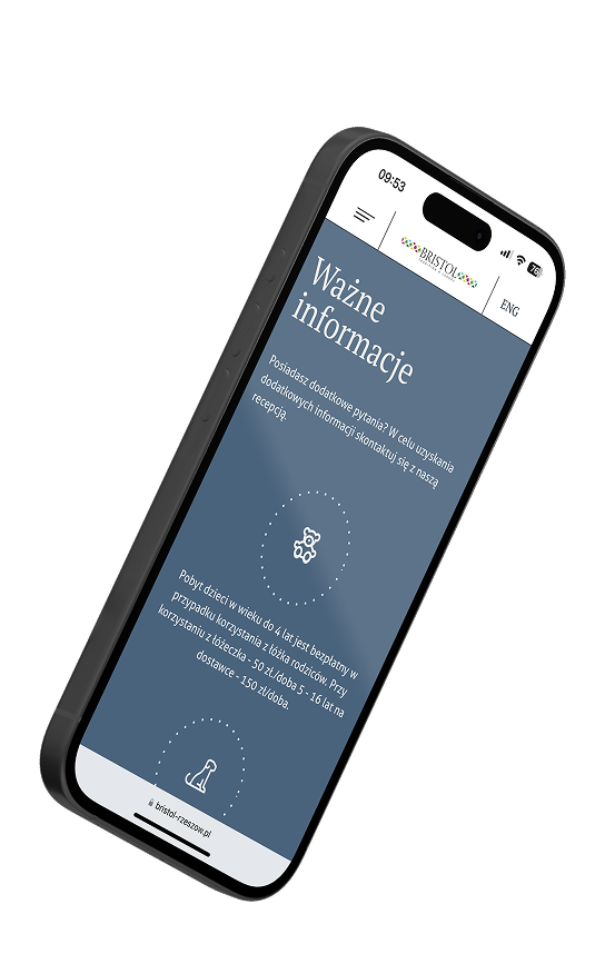 Hotel Bristol - strona internetowa