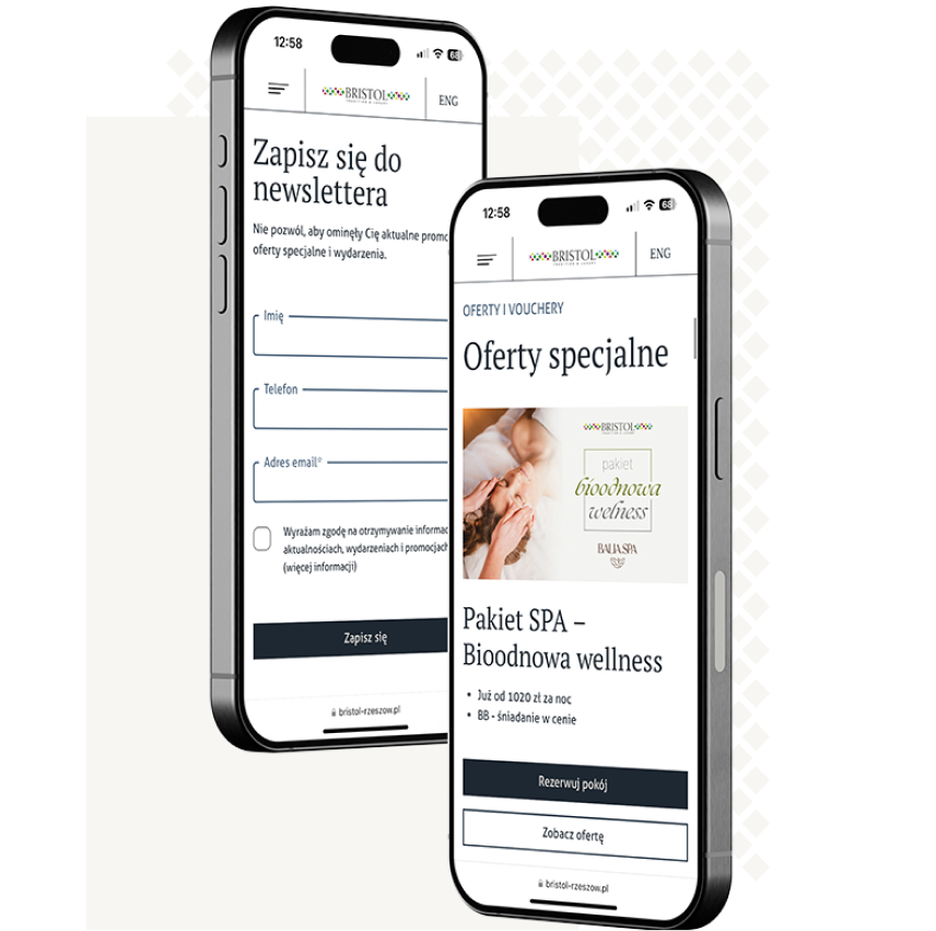 Hotel Bristol - strona internetowa