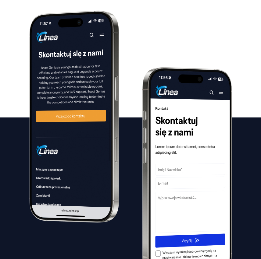 Elinea - strona internetowa