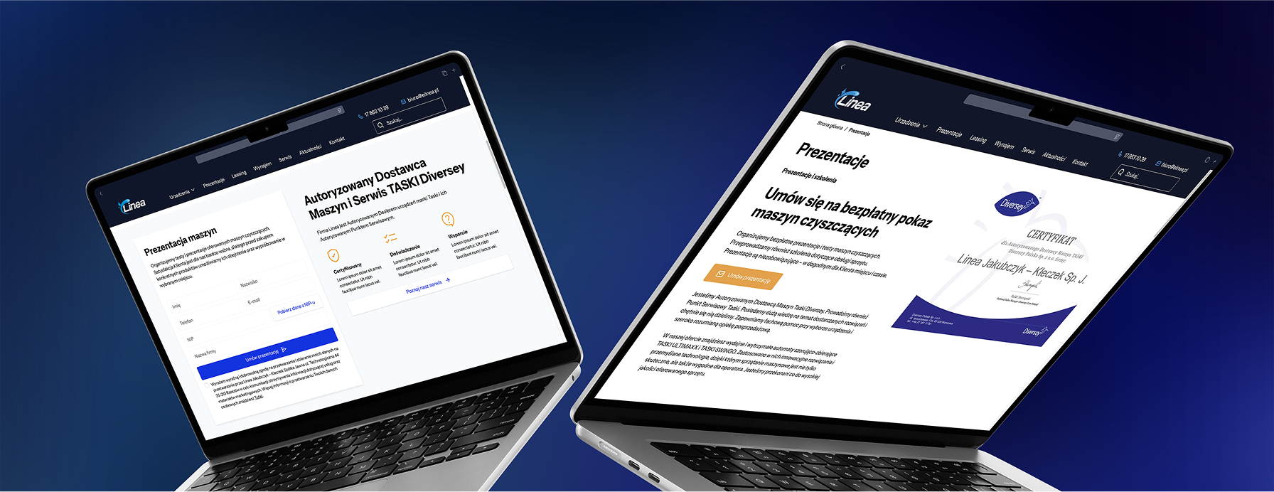 Elinea - strona internetowa