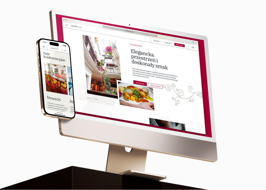 Grand Hotel - strona internetowa