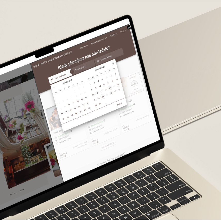 Grand Hotel - strona internetowa