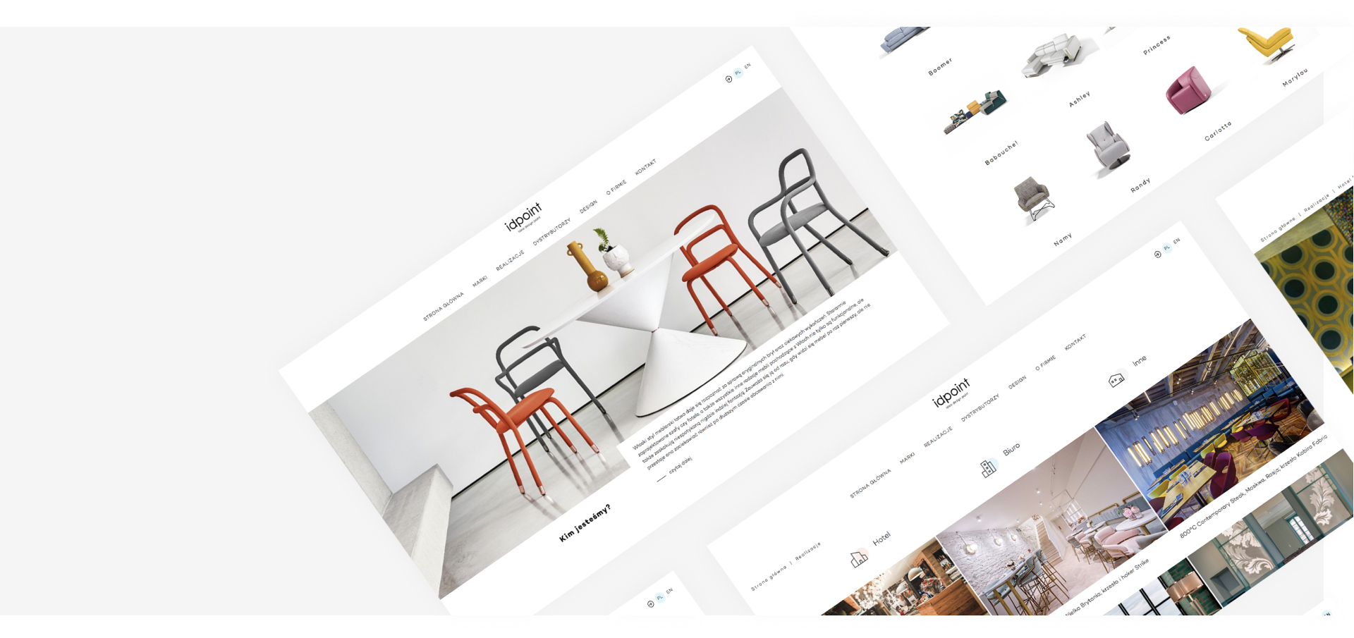 Realizacja strony internetowej dystrybutora mebli ID Point