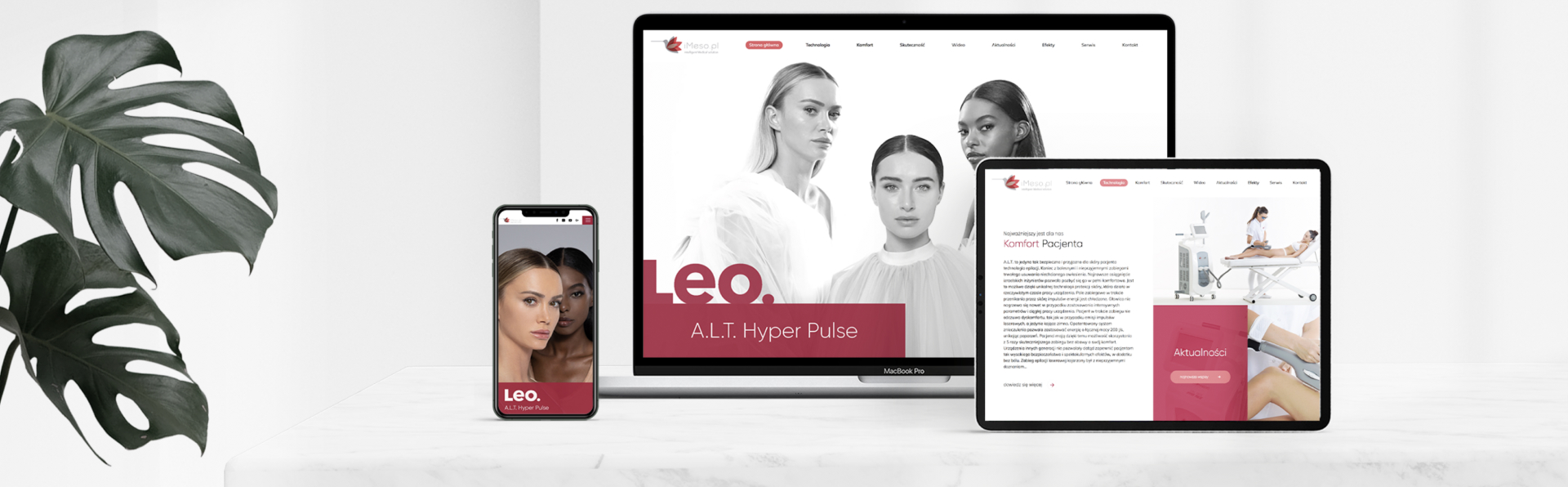 Realizacja strony www medycznej - Hyper Pulse Imeso