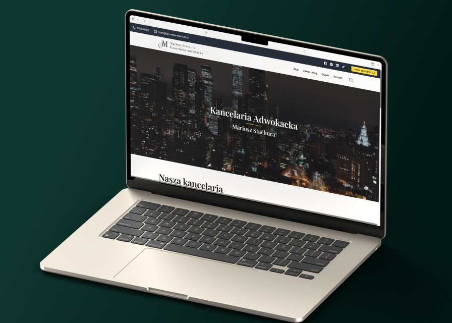 Kancelaria Adwokacka Mariusz Stachura - strona internetowa