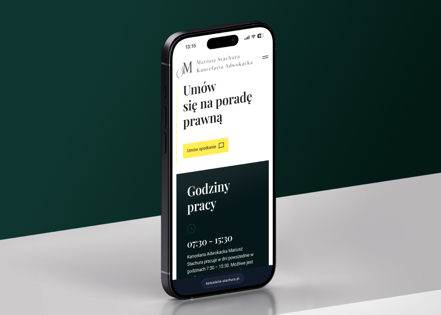 Kancelaria Adwokacka Mariusz Stachura - strona internetowa