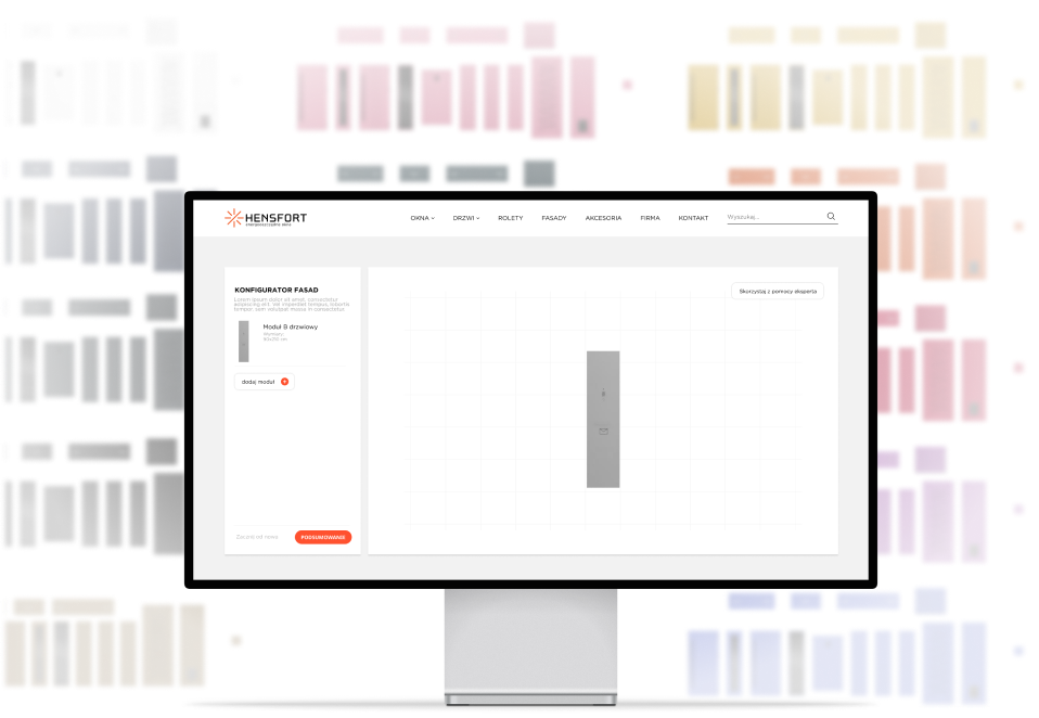 Realizacja konfiguratora drzwi, okien, fasad