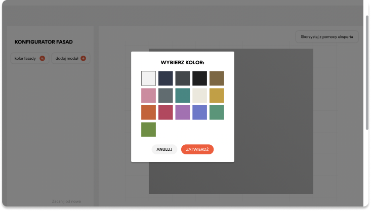 Realizacja konfiguratora drzwi, okien, fasad
