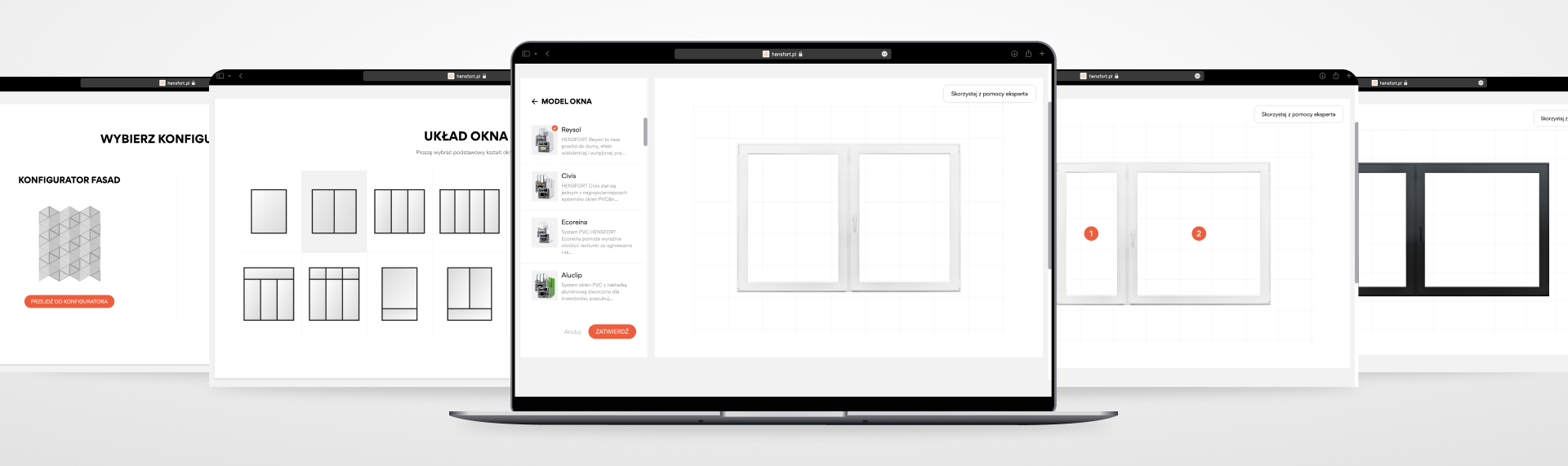 Realizacja konfiguratora okien