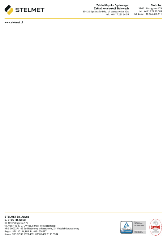 Identyfikacja wizualna dla firmy STELMET