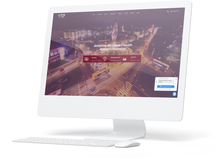Realizacja strony internetowej TDF Rzeszów