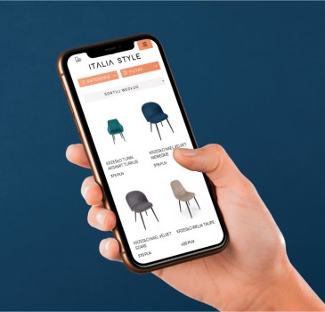 Obsługa sklepu internetowego z meblami