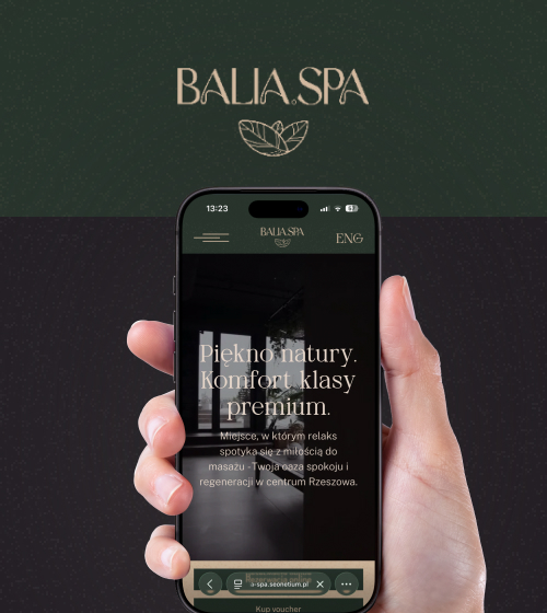 Realizacja strony www dla Balia Spa | Strona z rezerwacją online i voucherami