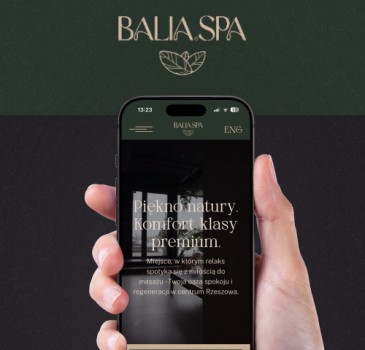 Realizacja strony www dla Balia Spa | Strona z rezerwacją online i voucherami