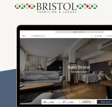 Realizacja strony www Hotelu Bristol
