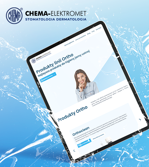 medyczna strona produktowa chemaortho