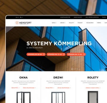 Strona www dla producenta okien