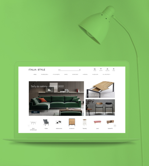Realizacja sklepu internetowego z meblami - Italia Style