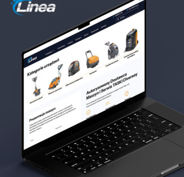 Realizacja strony www elinea.pl – profesjonalna prezentacja marki z sektora maszyn i chemii do sprzątania
