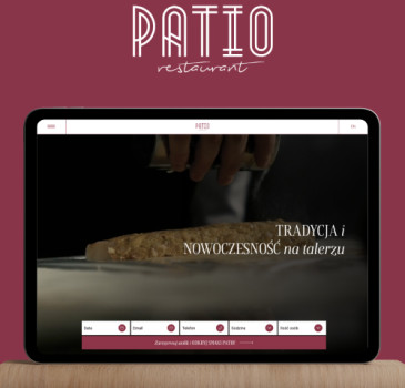 Realizacja strony www dla restauracji Patio w Rzeszowie