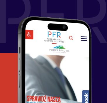 Realizacja strony www dla Podkarpacki Fundusz Rozwoju Rzeszów