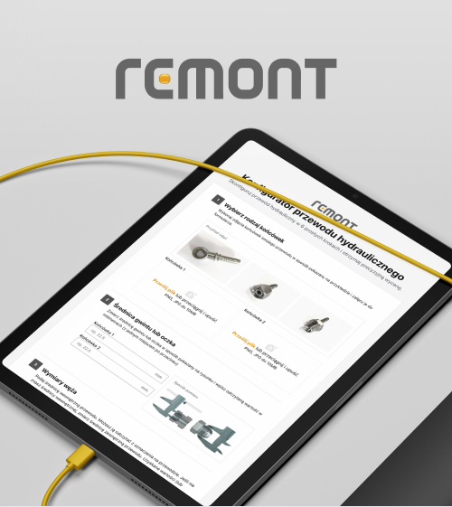 Realizacja konfiguratora przewodów hydraulicznych | Dedykowane narzędzie online